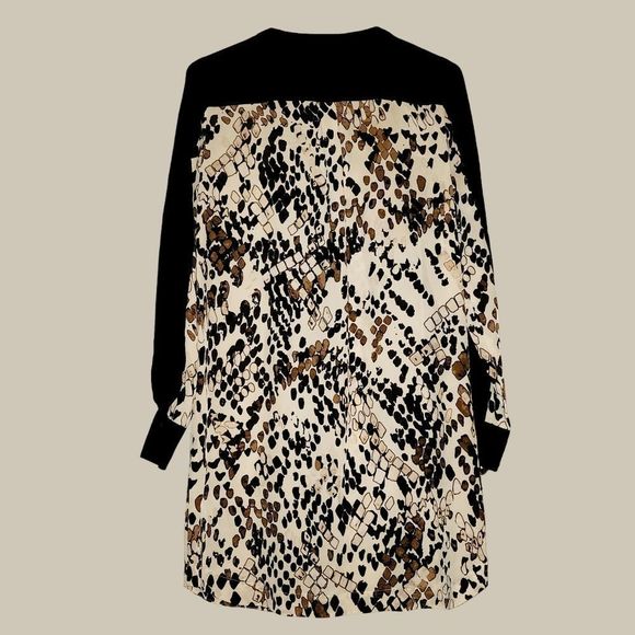 Club Monaco SILK TUNIC MINI DRESS - Picture 2 of 4